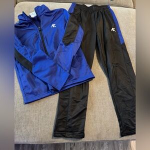 Athletic Works Blue and Black Kids Matching Set